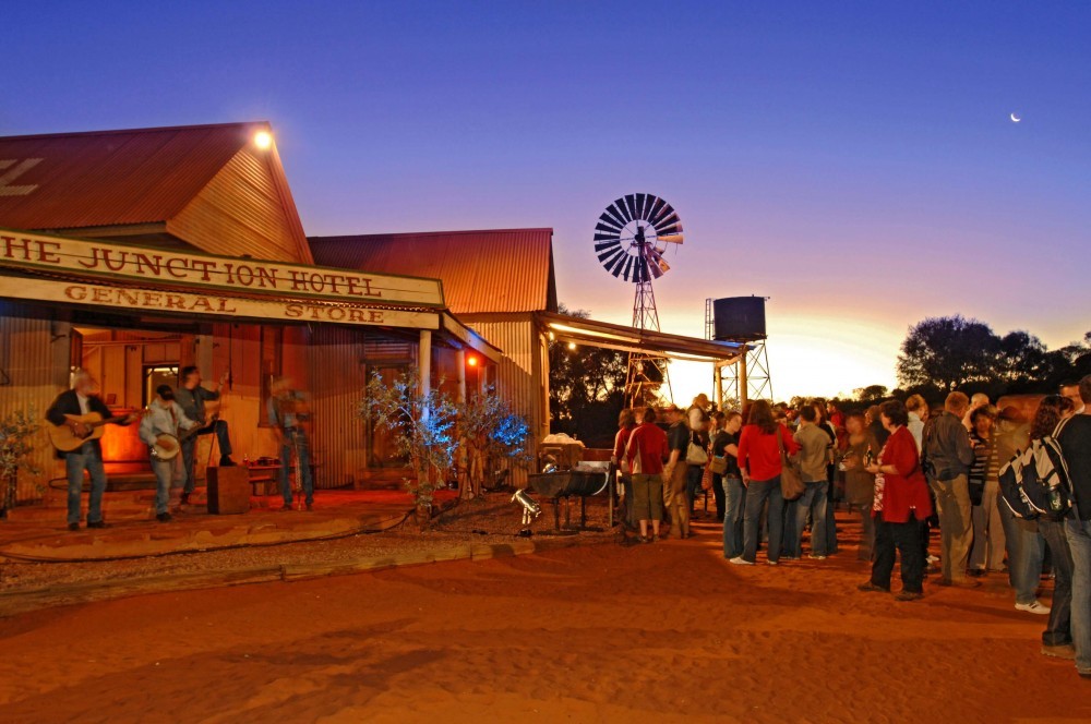 Dinning at Ooraminna Station Homestead