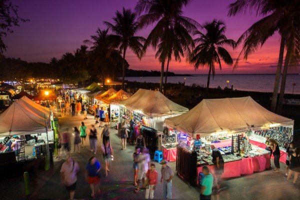 Mindil Beach Markets at sunset