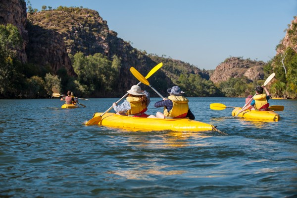 Katherine kayaking