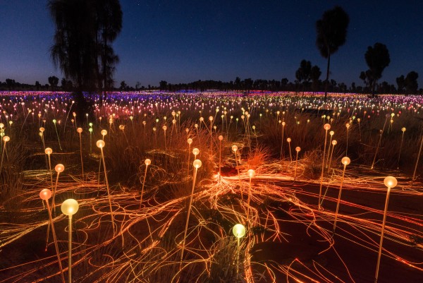 Uluru field of lights