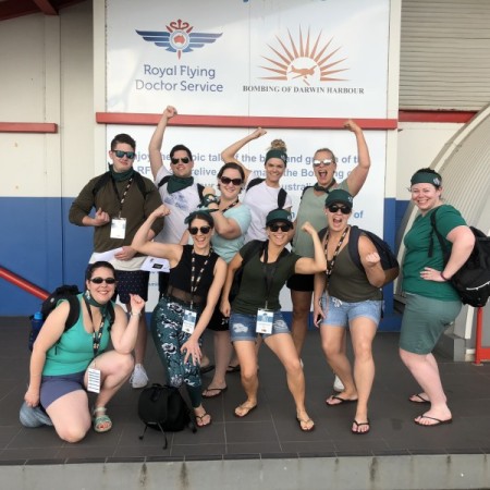 Team photo from amazing race experience 