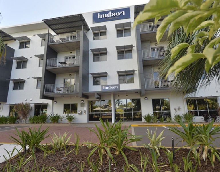 Outdoor view of Hudson Parap building 