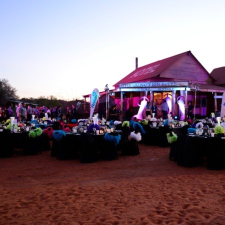 Outdoor function in desert