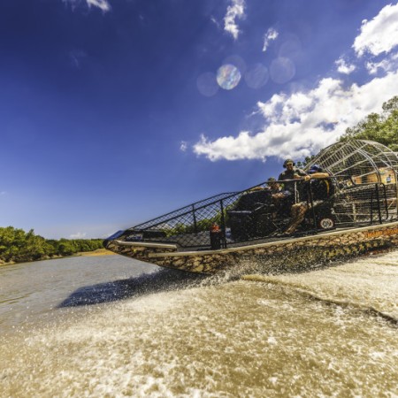 Airboat on Darwin Harbour