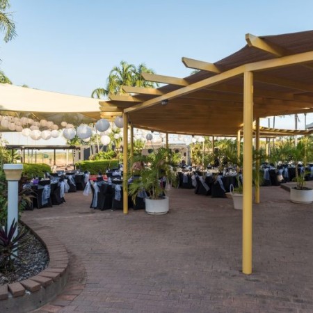 Outdoor function area at Club Tropical Resort 