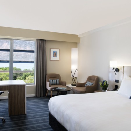 Hotel room at DoubleTree Hilton Darwin