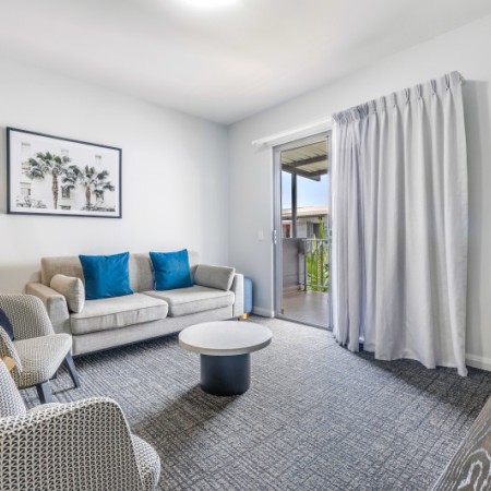 Hudson Parap lounge area with balcony access