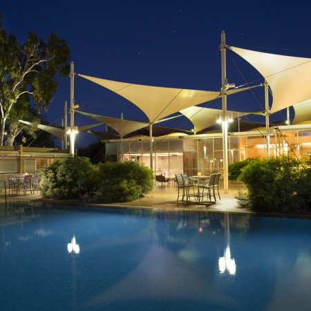 Ayers Rock Resort Sails in the Desert pool