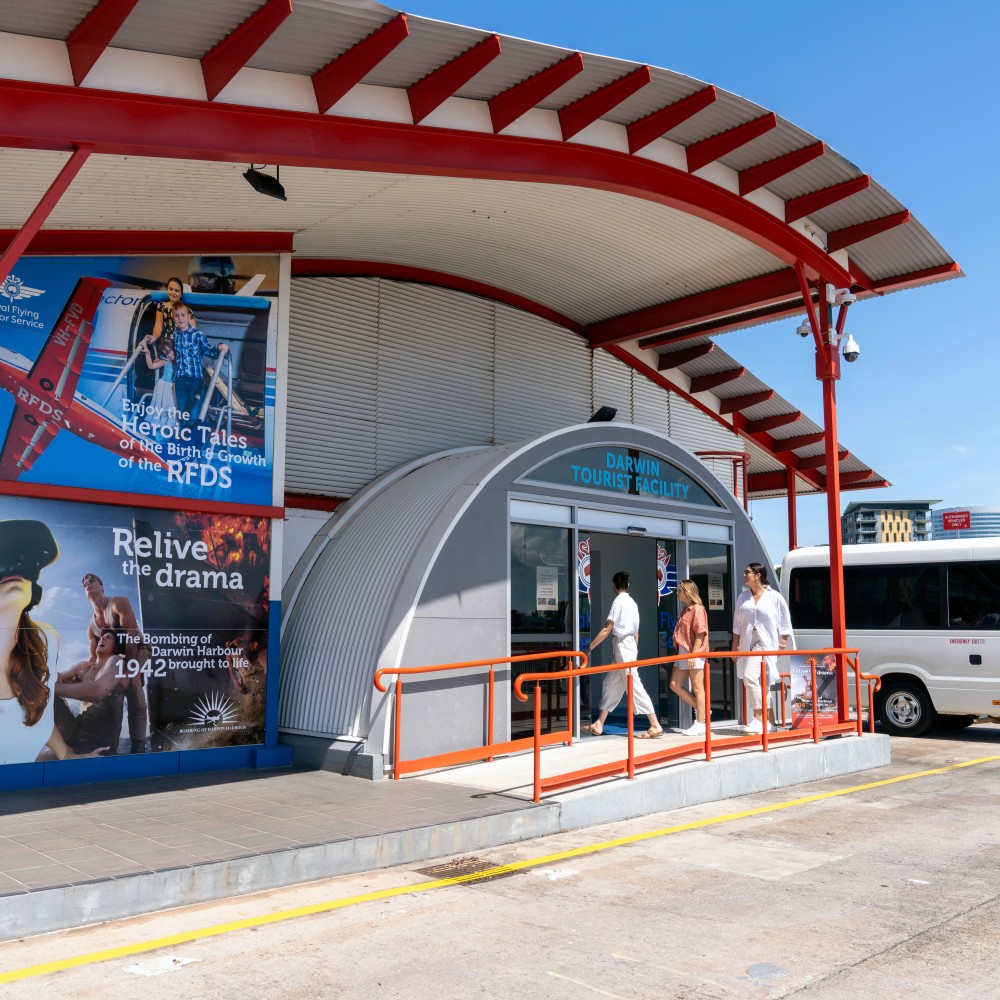 Entrance to Royal Flying Doctor Service Tourist Facility